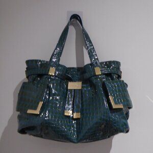 Vintage Michael Kors Beverly patent leather shoulder bag